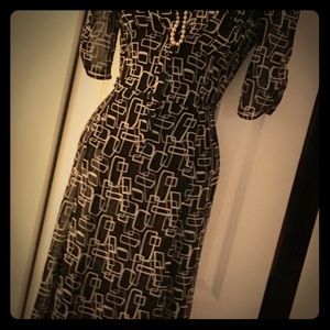 Dress, semi-sheer warm weather